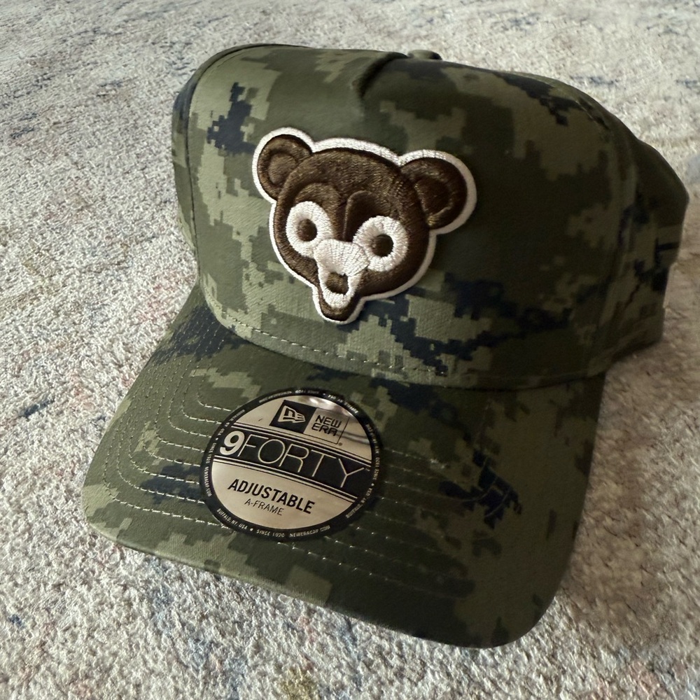 New Era Chicago Cubs 9FORTY A-Frame Digi Camo Snapback – Alternate Bear Logo
